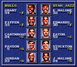 Bulls Vs Blazers and the NBA Playoffs [Limited Edition] screenshot 8 for Sega Genesis